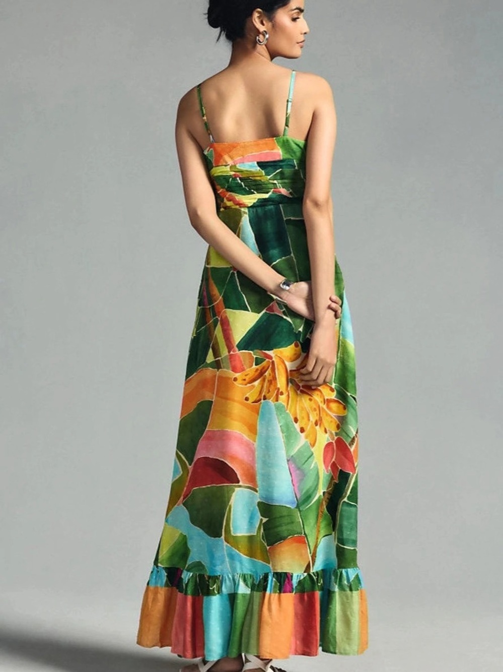 Farm Rio Abstract Print Maxi Dress - Picture 4 of 4